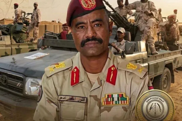 النور أحمد آدم المعروف بـ«النور القُبة» اللواء المنشق عن «قوات الدعم السريع» (متداولة)