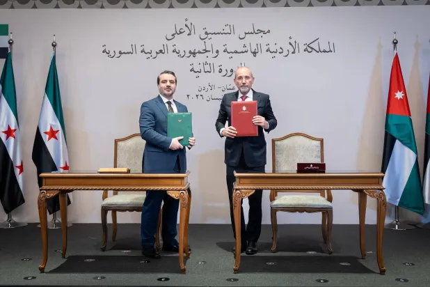 توقيع عدد من الاتفاقيات ومذكرات التفاهم بين سوريا والأردن بالعاصمة عمّان الأحد (الخارجية السورية)