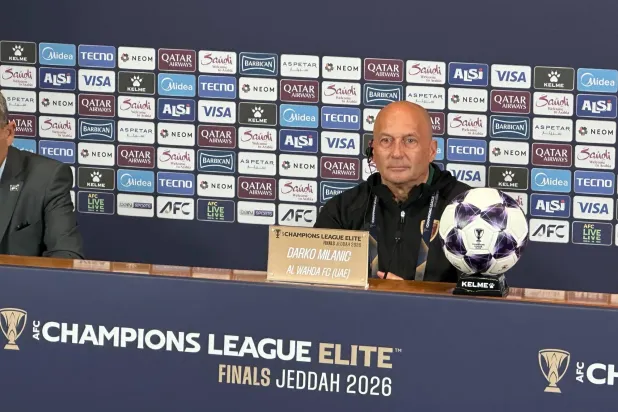 السلوفيني داركو ميلانيتش مدرب فريق الوحدة الإماراتي (الشرق الأوسط)