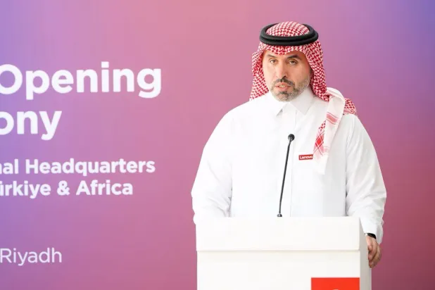 Tareq Alangari, Lenovo Senior Vice President and President for the Middle East, Türkiye and Africa. (Turki Al-Aqail)