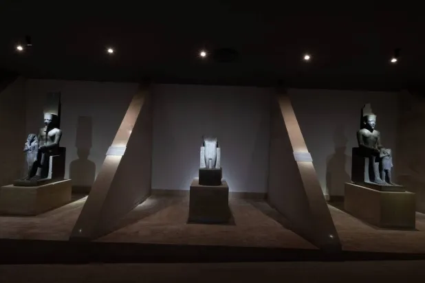 السيناريو المتحفي الجديد لقاعة الخبيئة بعد تطويره (وزارة السياحة والآثار المصرية)