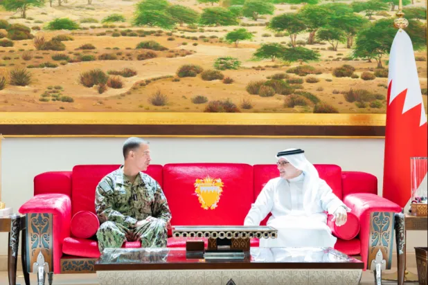ولي عهد البحرين أكد على متانة علاقات بلاده مع الولايات المتحدة الأميركية (بنا)