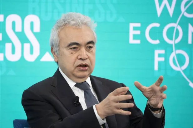 25 January 2019, Switzerland, Davos: Executive Director of the International Energy Agency Fatih Birol speaks during the Annual Meeting 2019 of the World Economic Forum. (Valeriano Di Domenico/World Economic Forum/dpa) 