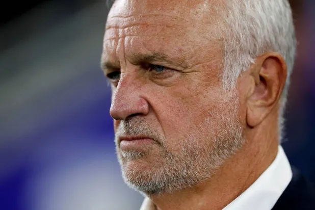 Football - FIFA World Cup - Inter-Confederation Playoffs - Final - Iraq v Bolivia - Estadio Monterrey, Monterrey, Mexico - March 31, 2026 Iraq coach Graham Arnold before the match. (Reuters)