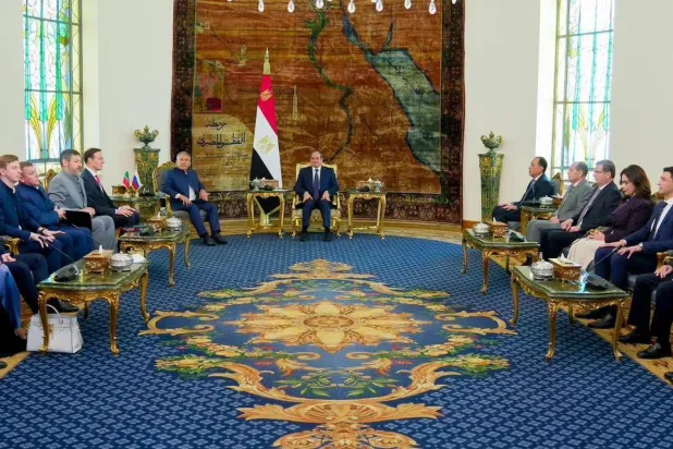 محادثات الرئيس المصري الثلاثاء مع رئيس تتارستان في القاهرة (الرئاسة المصرية)