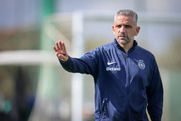 روي بورغيس مدرب سبورتنغ لشبونة البرتغالي (إ.ب.أ)