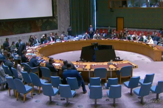 جلسة مجلس الأمن بشأن ليبيا في نيويورك الثلاثاء (لقطة من تسجيل مصور)