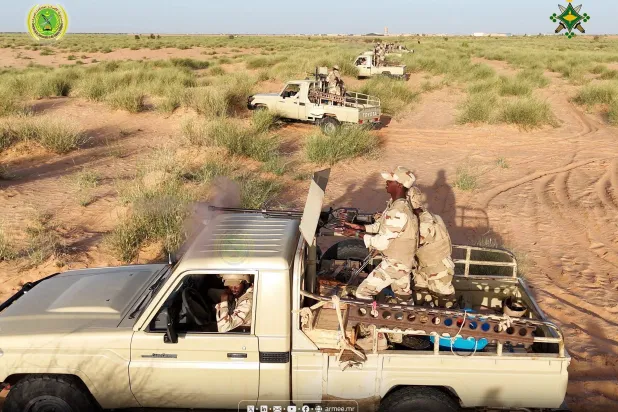 السلطات الموريتانية دفعت بتعزيزات عسكرية مهمة إلى مناطق توتر مع مالي (الجيش الموريتاني)