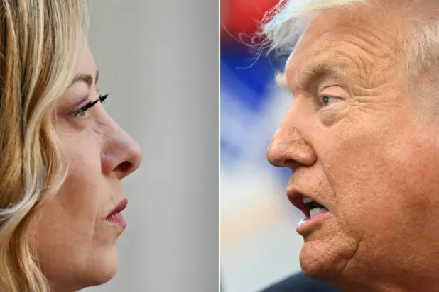  Meloni ve Trump (AFP)