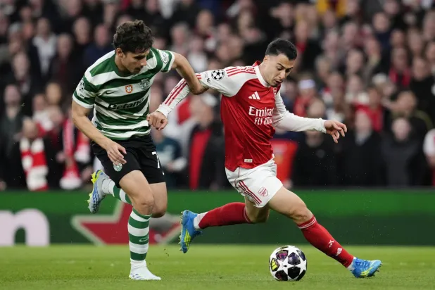 مارتينيلي يقود هجمة أرسنالية (د.ب.أ)