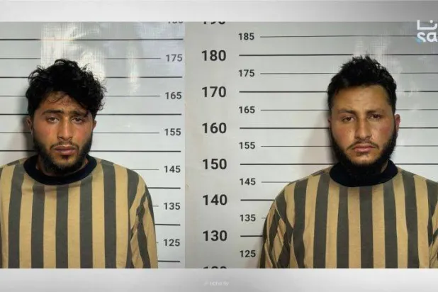 صورة وزعتها وزارة الداخلية لعنصرَي «داعش» (سانا)