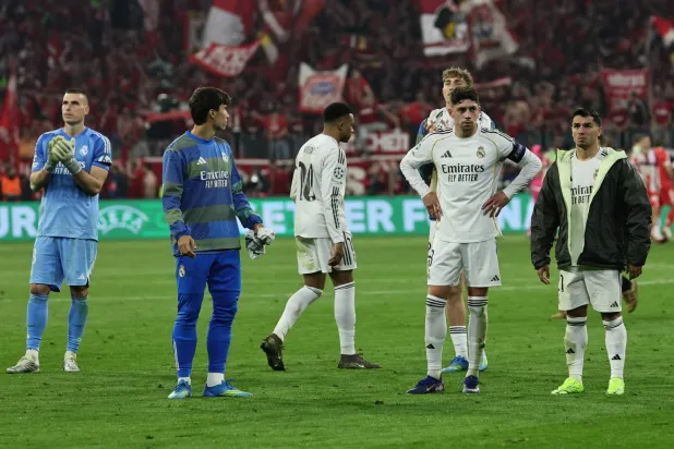 تحوَّل خروج ريال مدريد من دوري أبطال أوروبا زلزالاً إعلامياً (إ.ب.أ)