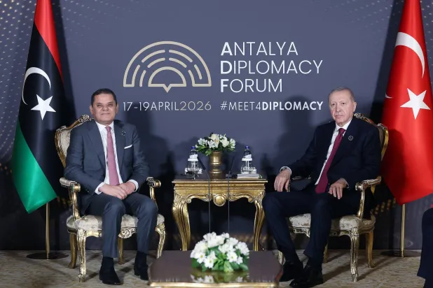 لقاء الرئيس التركي مع الدبيبة في تركيا السبت (مكتب الدبيبة)