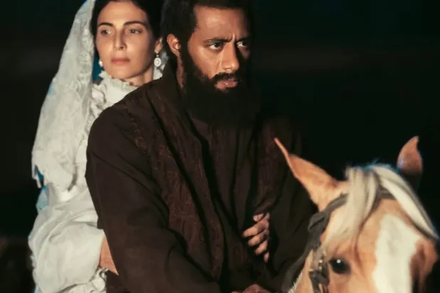 محمد رمضان ورزان جمال في لقطة من فيلم «أسد» (حساب محمد رمضان على «فيسبوك»)