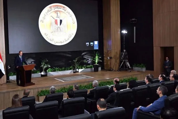 رئيس الوزراء المصري مصطفى مدبولي خلال إطلاق المشروع (مجلس الوزراء)