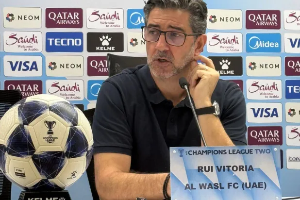 فيتوريا خلال المؤتمر الصحافي (الشرق الأوسط)