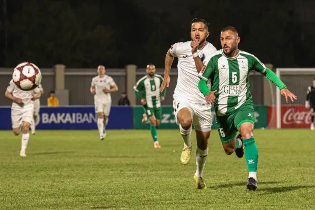 من مواجهة الأنصار وموراس يونايتد (الاتحاد الآسيوي لكرة القدم)