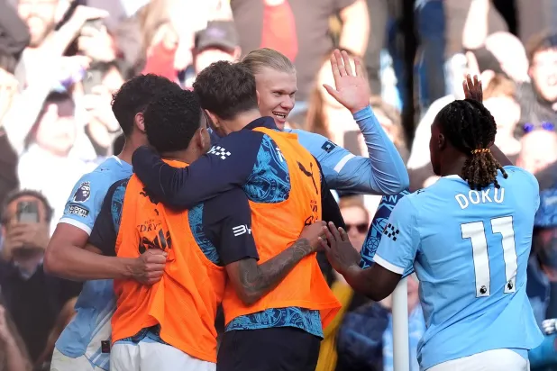 مهاجم مانشستر سيتي إيرلينغ هالاند (د.ب.أ)