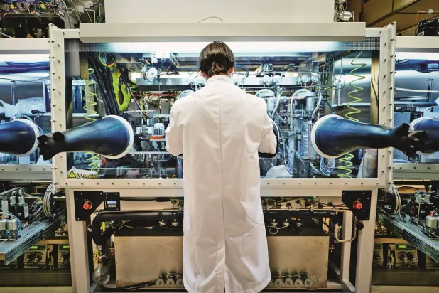 مختبر شركة «سابك» البحثي في هولندا (المركز الإعلامي للشركة)