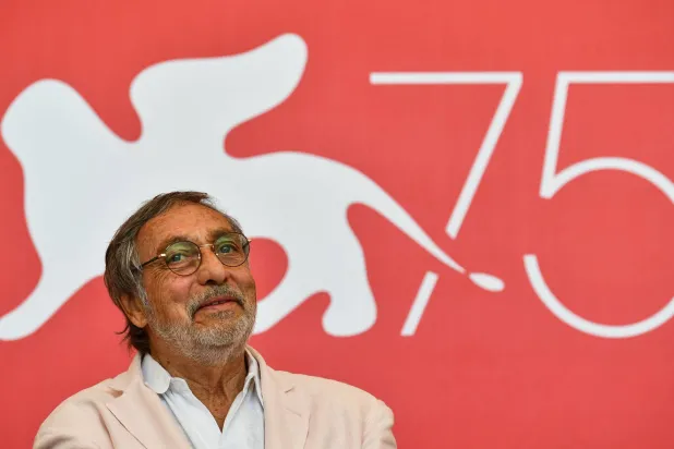 Actor Luis Brandoni attends a photocall for the film "Mi Obra Maestra" (My Masterpiece) presented out of competition on August 30, 2018 during the 75th Venice Film Festival at Venice Lido. (AFP)