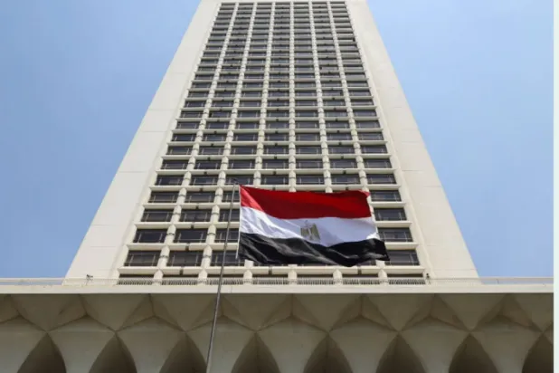 مقر وزارة الخارجية المصرية في وسط القاهرة (رويترز)