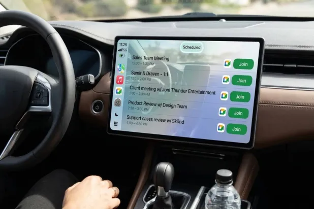 يمكن معاينة الاجتماعات وجدول المواعيد بكل سهولة في السيارات الذكية الجديدة