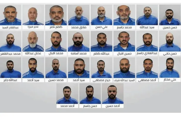 Birleşik Arap Emirlikleri Devlet Güvenlik Kurumu tarafından yayınlanan örgüt üyelerinin fotoğrafları ve isimleri (WAM)