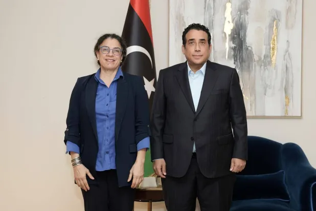 اجتماع المنفي وخوري في طرابلس (مكتب المنفي)