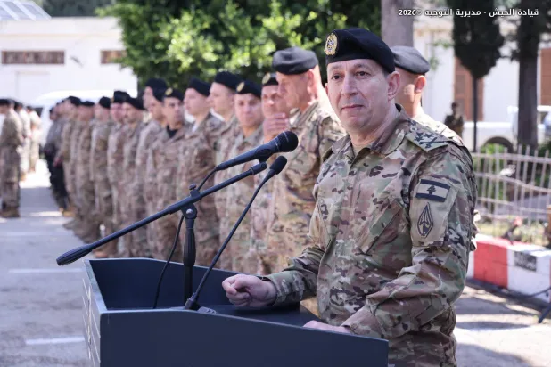 قائد الجيش اللبناني: بلدنا سيستعيد كل شبر أرض تحتله إسرائيل