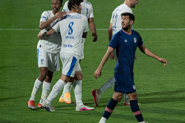 الهلال هزم الفيحاء وديّاً (نادي الهلال)