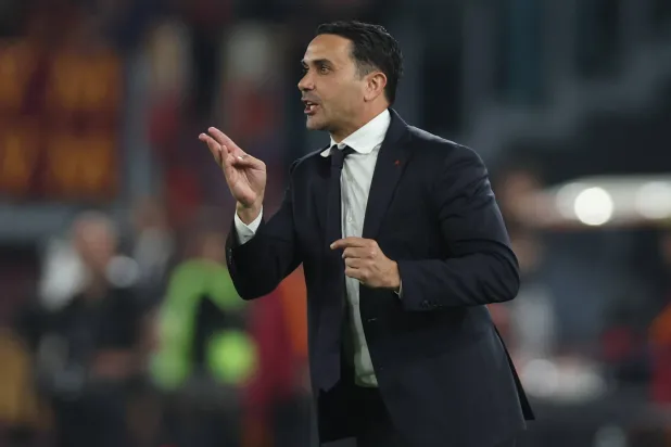 رافاييل بالادينو مدرب أتالانتا (د.ب.أ)