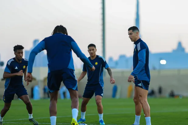 رونالدو قاد تدريبات النصر (نادي النصر)