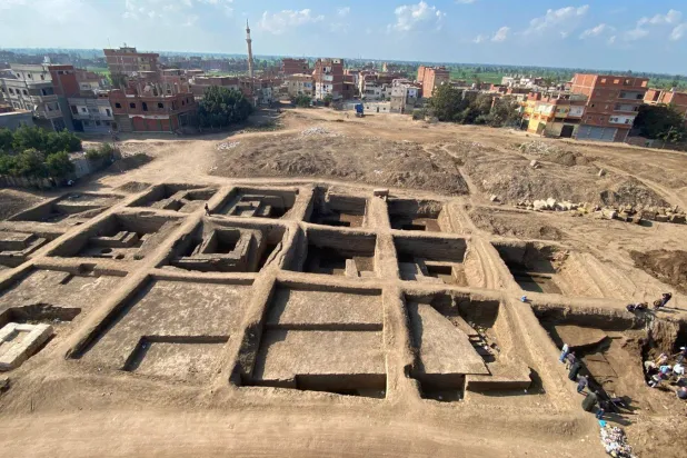 موقع تل فرعون الأثري بدلتا مصر (وزارة السياحة والآثار المصرية)