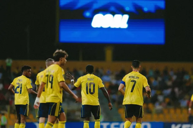 Al-Nassr scored five goals against Qatari Al-Ahli. (Al-Nassr Club)