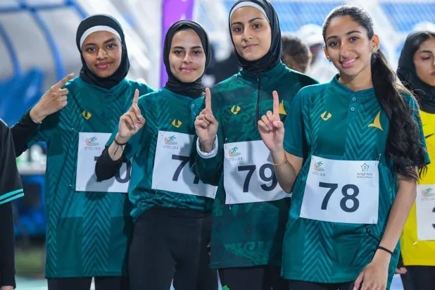 تُوّج نادي الخليج ببطولة السعودية لألعاب القوى لفئتي الشبلات والشابات (الشرق الأوسط)