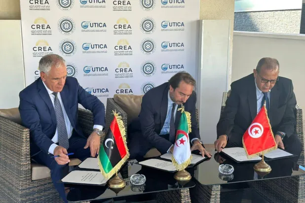 Chairman of the Algerian Economic Renewal Council, center