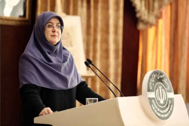 المتحدثة باسم الحكومة الإيرانية فاطمة مهاجراني (موقع جماران)