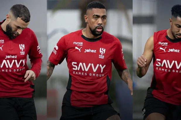 الثلاثي يعتبر ركيزة أساسية في القائمة الهلالية (موقع النادي)