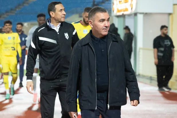 جلال قادري مدرب الحزم بعد نهاية المباراة (موقع النادي)