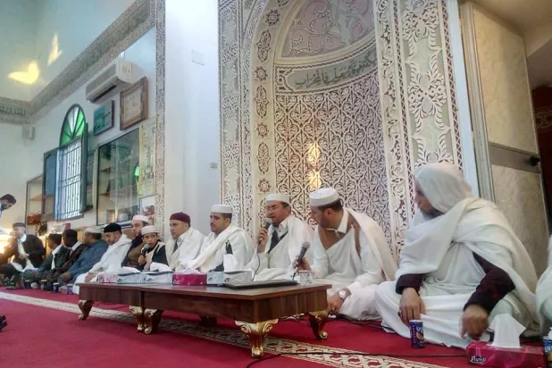 صوفيون في «زاوية إبراهيم المحجوب» بمصراتة الليبية (الصفحة الرسمية للزاوية)