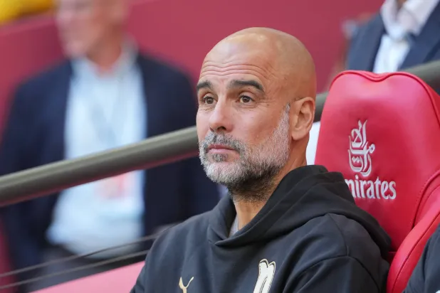 بيب غوارديولا المدير الفني لفريق مانشستر سيتي (أ.ب)