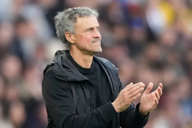 لويس إنريكي، مدرب باريس سان جيرمان (أ.ب)