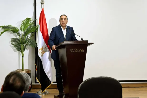 رئيس الوزراء المصري مصطفى مدبولي خلال إحدى الفعاليات الشهر الجاري (مجلس الوزراء المصري) 

