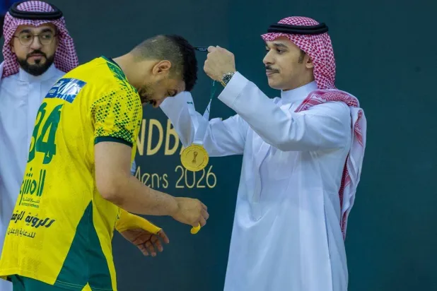 حسن هلال رئيس الاتحاد السعودي لكرة اليد (تصوير: عيسى الدبيسي) 