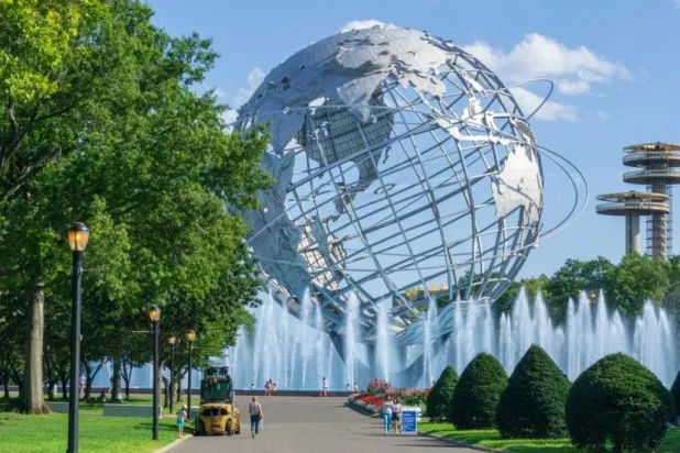 ملعب بطولة أميركا المفتوحة للتنس في كوينز (أ.ب)