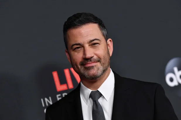  US television host Jimmy Kimmel arrives for "An Evening With Jimmy Kimmel" at the Roosevelt hotel in Hollywood on August 7, 2019. (AFP)