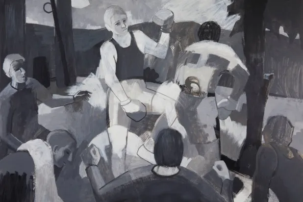 يضع إدغار مازجي الصراعات في الواجهة (غاليري «آرت أون 56»)