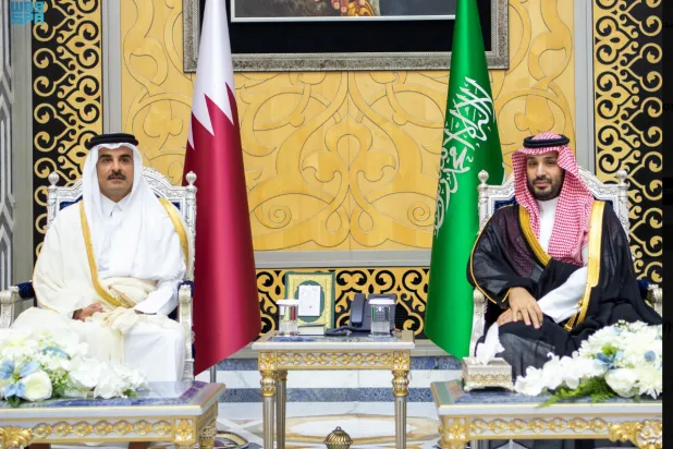 أكد الشيخ تميم بن حمد أن القمة الخليجية التشاورية في جدة تجسد الموقف الخليجي الموحد تجاه الأوضاع الراهنة (واس)