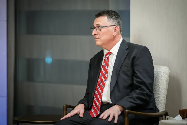 وزير الخارجية الإسرائيلي جدعون ساعر (د.ب.أ)
