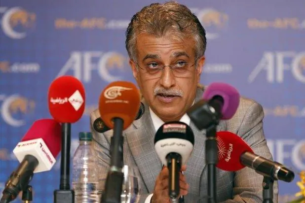 الشيخ سلمان بن إبراهيم آل خليفة رئيس الاتحاد الآسيوي (رويترز)